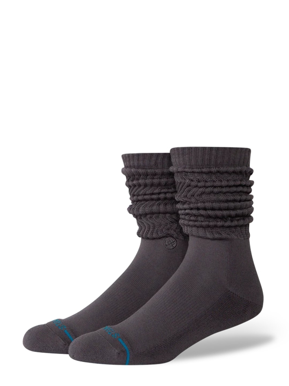 Stance Men’s Charcoal Slouch Crew Socks